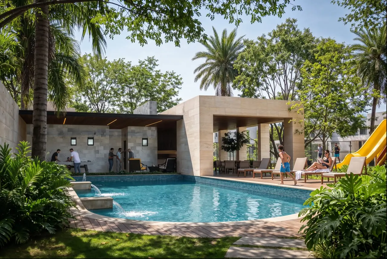 Alberca de Amara Residencial